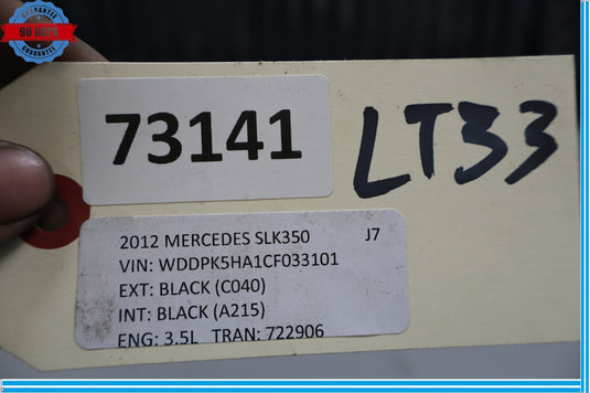 12-16 Mercedes X166 SLK350 Front Bumper Underbody Splash Guard Shield Oem