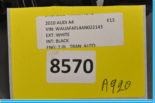 08-17 Audi A4 Low Tone Safety Horn Oem