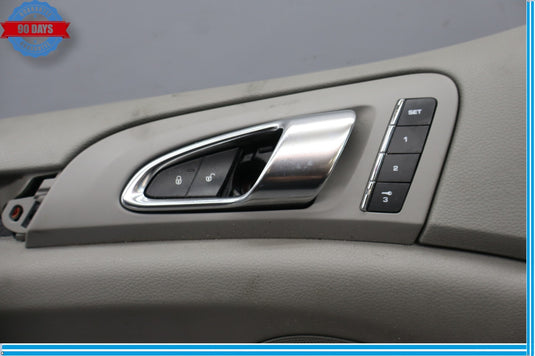 11-18 Porsche Cayenne 958 Front Left Side Interior Door Trim Panel Gray Oem