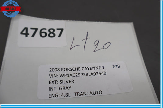 03-10 Porsche Cayenne 955 957 Rear Trunk Tailgate Trim Cover Panel Oem
