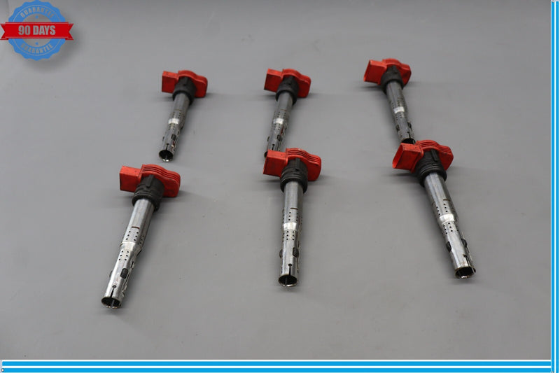 Load image into Gallery viewer, 12-18 Audi A7 TFSI Spark Plug Cap Ignition Coil Set of 6 Pc Oem
