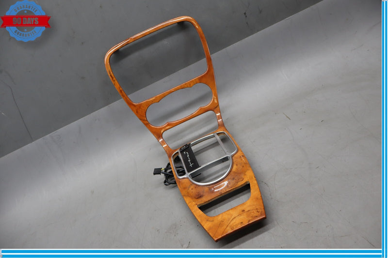 Load image into Gallery viewer, 03-12 Mercedes R230 SL500 Center Console Trim Bezel Walnut Wood Oem
