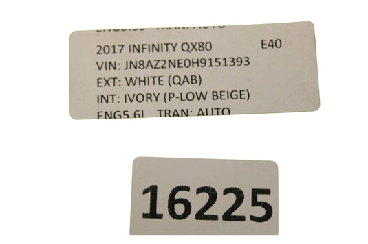 11-17 Infiniti QX56 QX80 Front Left Driver Side Door Shell Cover Oem