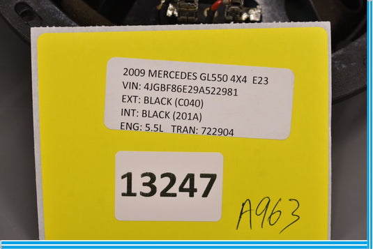 06-12 Mercedes W164 GL550 Rear Left Driver Side Audio Sound Speaker Oem