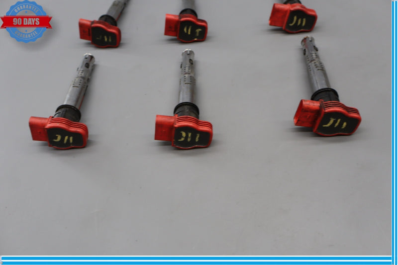 Load image into Gallery viewer, 12-18 Audi A7 TFSI Spark Plug Cap Ignition Coil Set of 6 Pc Oem
