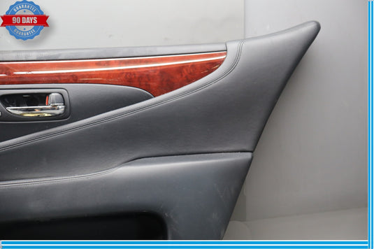 07-09 Lexus LS460 Rear Right Passenger Side Interior Door Panel Black Oem