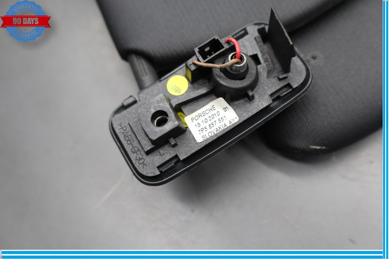 Load image into Gallery viewer, 11-18 Porsche Cayenne 958 Front Left Side Sun Visor Sunvisor W/ Extension Oem
