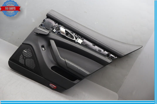 10-16 Porsche Panamera Rear Right Side Interior Door Panel Cover Black Oem