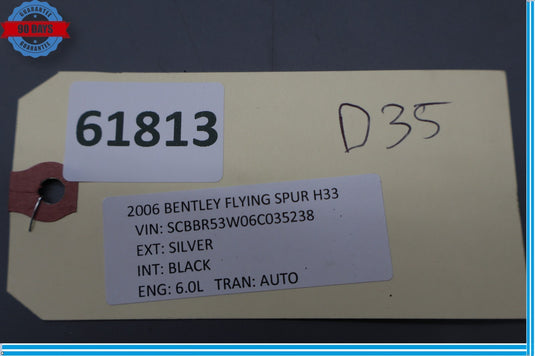 03-12 Bentley Continental Flying Spur Flying Spur Relay Fuse Box Fusebox Oem