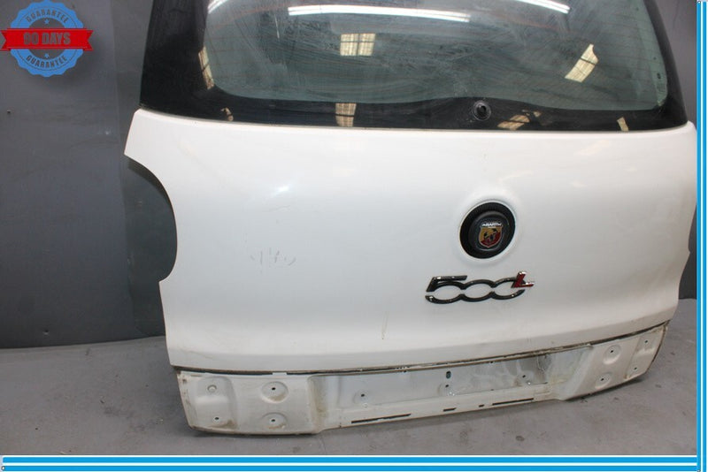 Load image into Gallery viewer, 14-17 Fiat 500L Rear Back Trunk Tailgate Liftgate Panel White Oem
