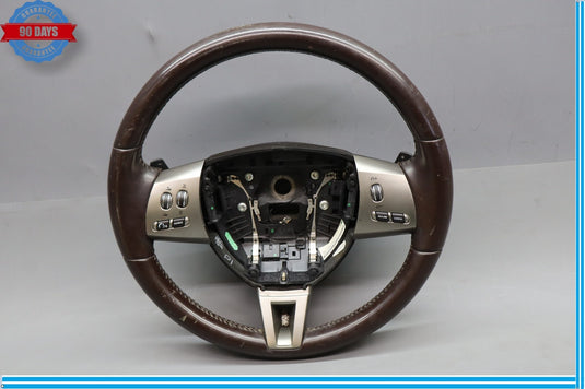 07-11 Jaguar X150 XK XF Steering Wheel w/ Paddle Shifters Black 6W833L598DD Oem