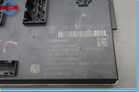 2011 Porsche Cayenne 958 Turbo Rear Body Computer Control Module BCM Oem