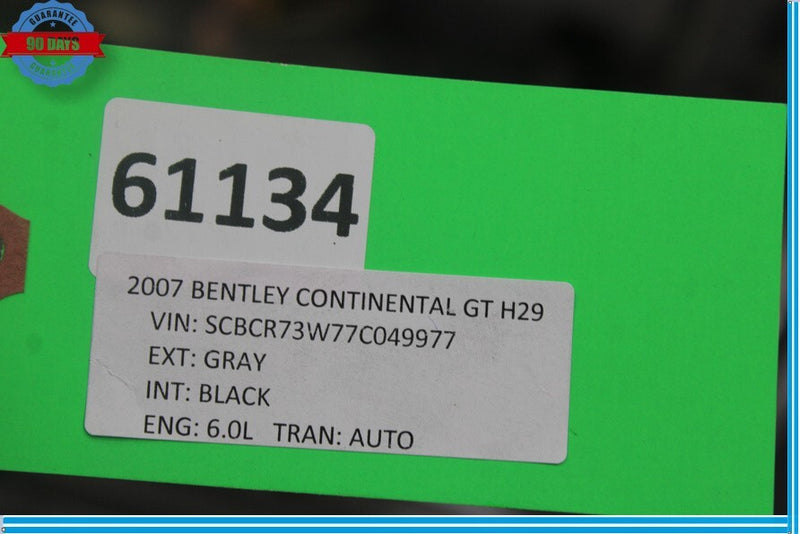 Load image into Gallery viewer, 03-10 Bentley Continental GT Coupe Trunk Lid Panel Assembly Gray Oem
