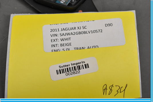 09-17 Jaguar XJ Right Passenger Steering Wheel Gear Shift Selector Paddle Oem