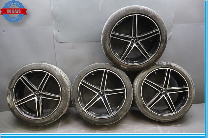 Load image into Gallery viewer, Mercedes S550 CLS550 Complete Wheel Tire Rim Set of 4 20x8.5J Aftermarket
