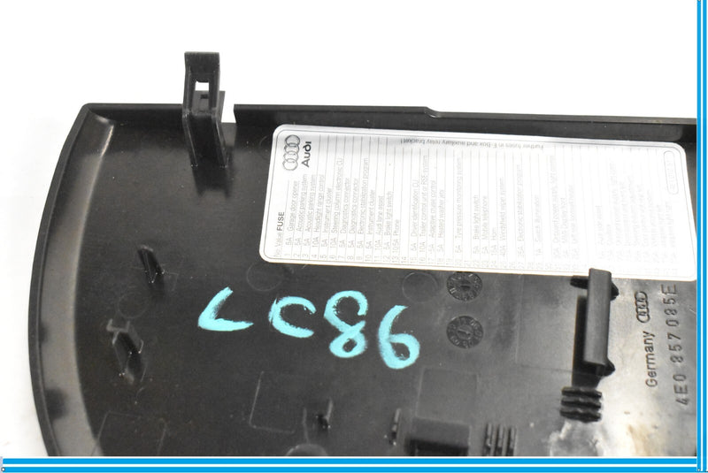 Load image into Gallery viewer, 2004 2005 2006 2007 2008 2009 2010 Audi A8 Quattro Front Left Fuse Box Cover Oem
