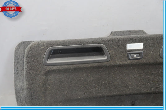 10-17 BMW 535i GT xDrive Rear Trunk Lid Liner Panel Trim Panel W/Switch Oem