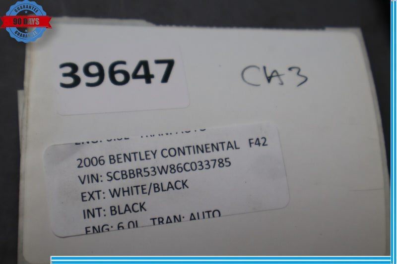 Load image into Gallery viewer, 03-12 Bentley Continental GTC Front Left Side Lower Suspension Control Arm Oem

