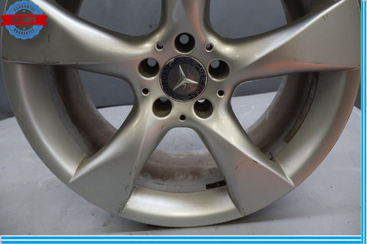 12-18 Mercedes W218 CLS400 CLS550 5 Spoke Rear Wheel Rim Silver 9.5Jx19 Oem