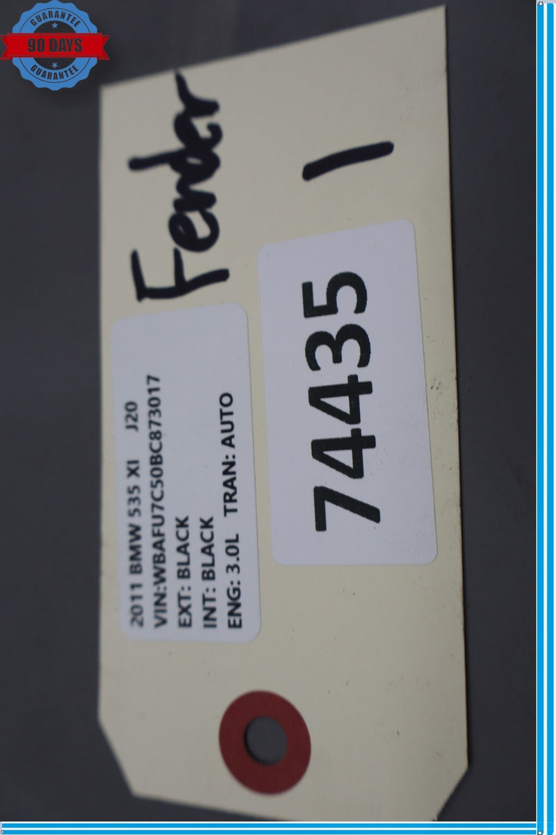 Load image into Gallery viewer, 11-16 BMW 535i xDrive Front Right Passenger Side Fender Cover Shell Panel Oem
