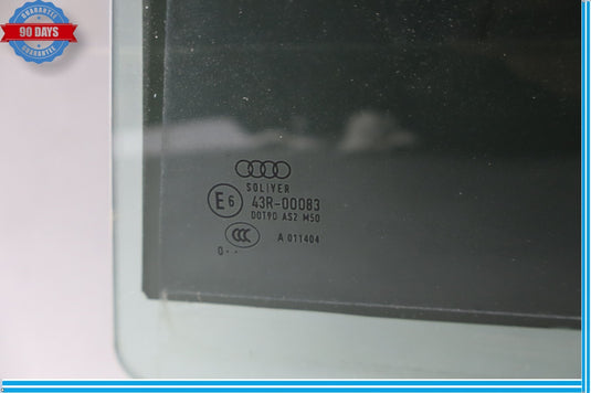 11-18 Audi A8 A8L Quattro Rear Left Driver Side Door Window Auto Glass Oem