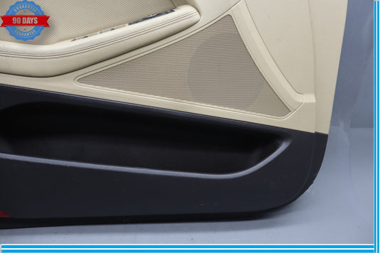 15-17 Hyundai Genesis Front Left Driver Side Interior Door Panel Trim Beige Oem