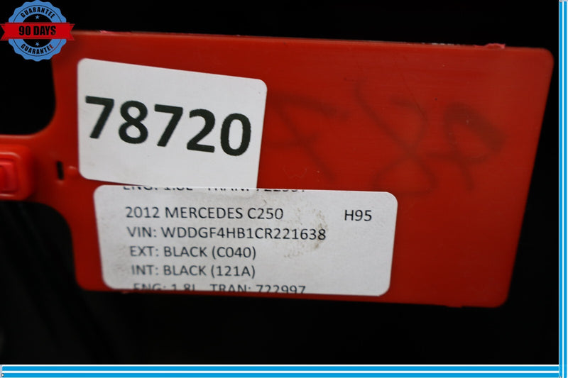 Load image into Gallery viewer, 08-14 Mercedes W204 C250 C350 Front Left Side Exterior Door Shell Black OEM
