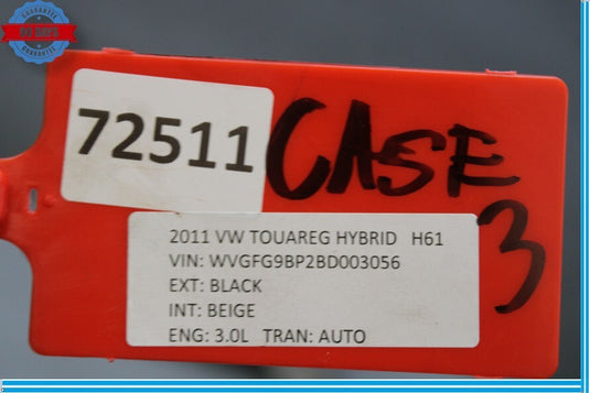11-16 Volkswagen Touareg VW Rear Differential Axle Carrier Diff Assembly Oem