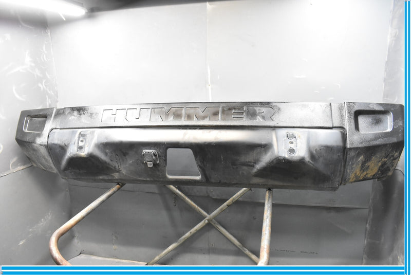 Load image into Gallery viewer, 03-05 Hummer H2 Rear Bumper Covers Assembly Black Oem
