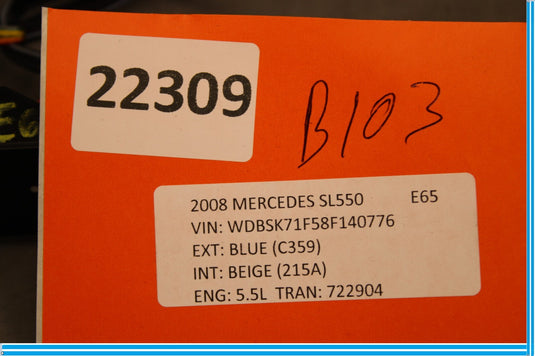 03-12 Mercedes SL500 SL550 R230 Gear Shifter Selector Indicator Oem