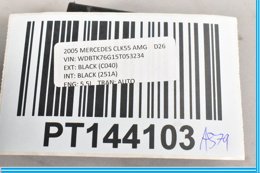00-06 Mercedes W209 CLK500 CLK55 AMG Anti Theft Alarm Sensor Control Module Oem