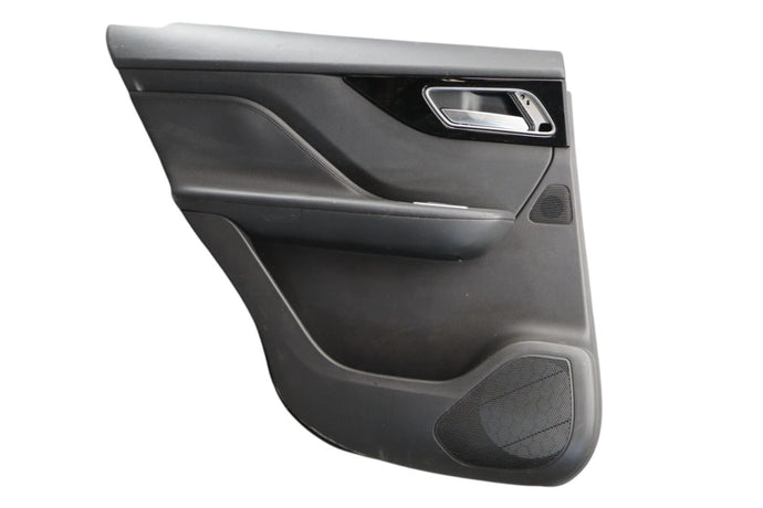 17-20 Jaguar X761 F-Pace Rear Left Driver Side Interior Door Panel Trim Oem