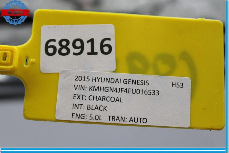 Load image into Gallery viewer, 15-16 Hyundai Genesis Rear Trunk Lid Panel Assembly White 69200-B1020 Oem
