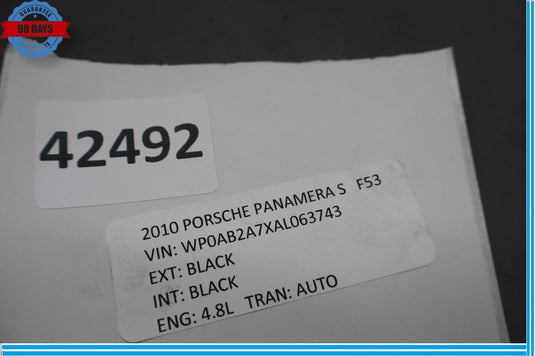 10-16 Porsche Panamera Front Right Passenger Side Spindle Knuckle Hub Oem