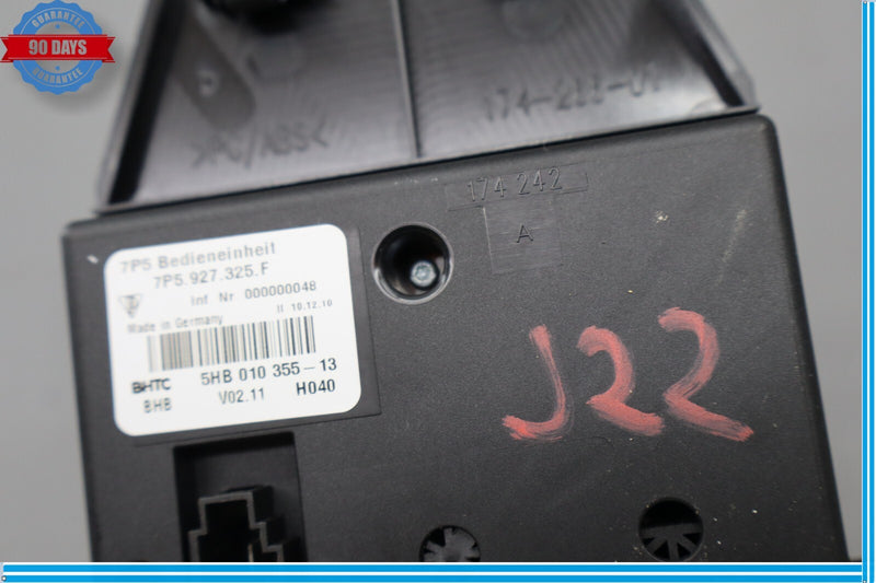 Load image into Gallery viewer, 11-17 Porsche Cayenne 958 Rear Seat Heat Lock Switch Control Panel 7P5927325 Oem
