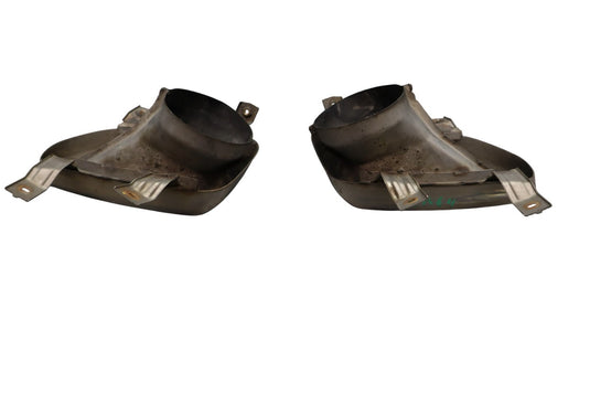 15-20 Hyundai Genesis G80 Rear Left & Right Side Lower Exhaust Muffler Tip Oem