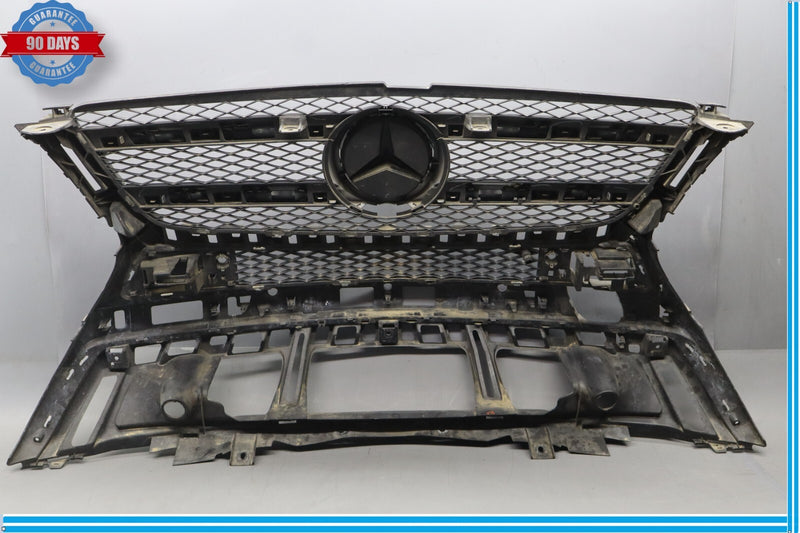 Load image into Gallery viewer, 13-16 Mercedes GL450 X166 Base Front Bumper Frame Grill Assembly W/ Emblem Oem
