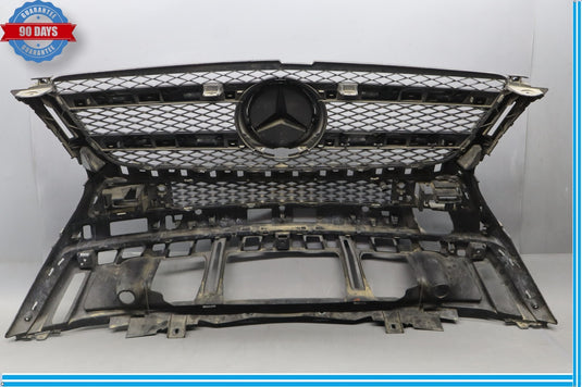 13-16 Mercedes GL450 X166 Base Front Bumper Frame Grill Assembly W/ Emblem Oem