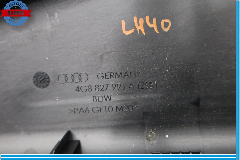 Load image into Gallery viewer, 12-18 Audi A7 A7 Quattro Rear Left Inner Trunk Pull Rod Cover Boot Trim Oem
