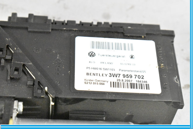 Load image into Gallery viewer, 06-12 Bentley Continental Rear Right Window Regulator Motor Unit 3W7959702 Oem

