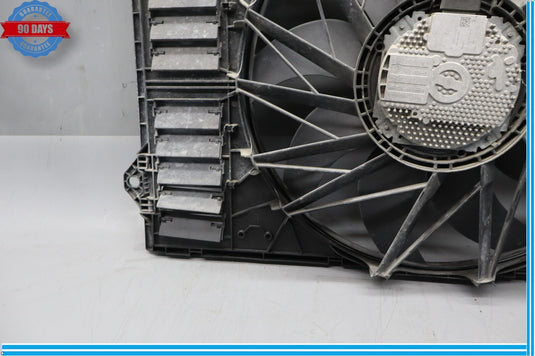10-16 Porsche Panamera Radiator Engine Electric Cooling Fan Shroud ASSY Oem