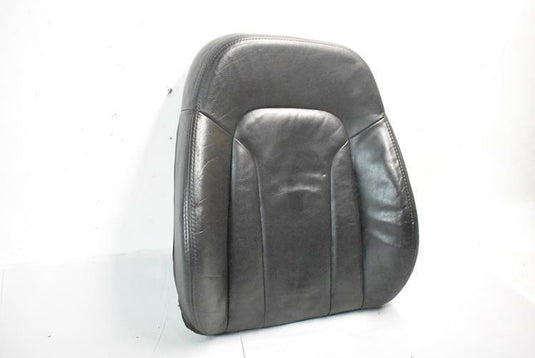 07-15 AUDI Q7 4L Front Left Driver Upper Leather Seat Back Cushion OEM Black