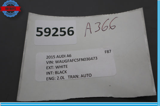 12-18 Audi A6 Quattro Front Right Door Window Regulator Motor Oem