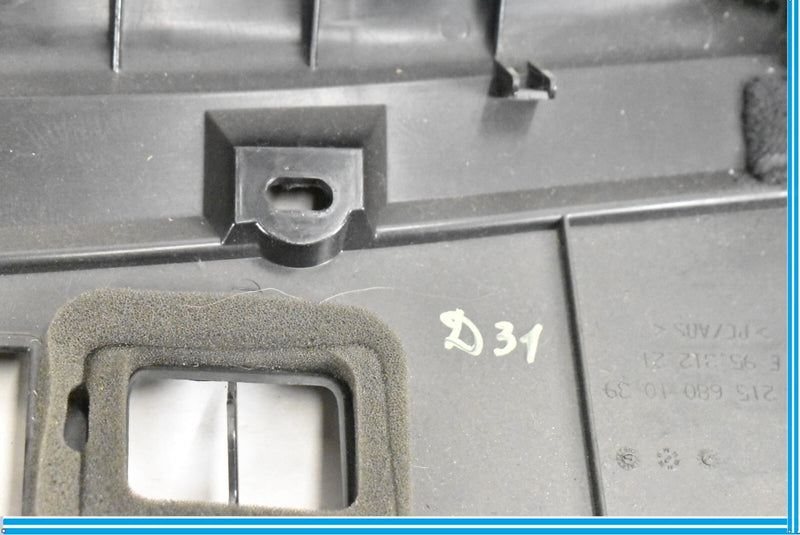 Load image into Gallery viewer, 00-06 Mercedes CL500 CL600 W215 Front Right Under Dash Cover Panel Black Oem
