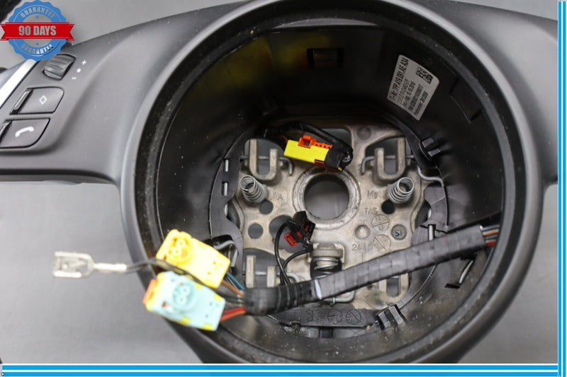 Load image into Gallery viewer, 11-14 Porsche Cayenne 958 Steering Wheel Black Leather 7PP419091 Oem
