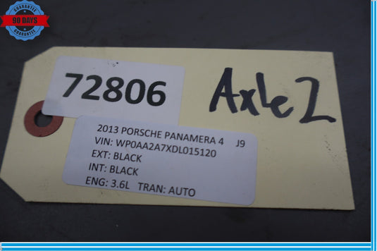 10-16 Porsche Panamera 970 Rear Right Side Spindle Knuckle Drive Axle Shaft Oem
