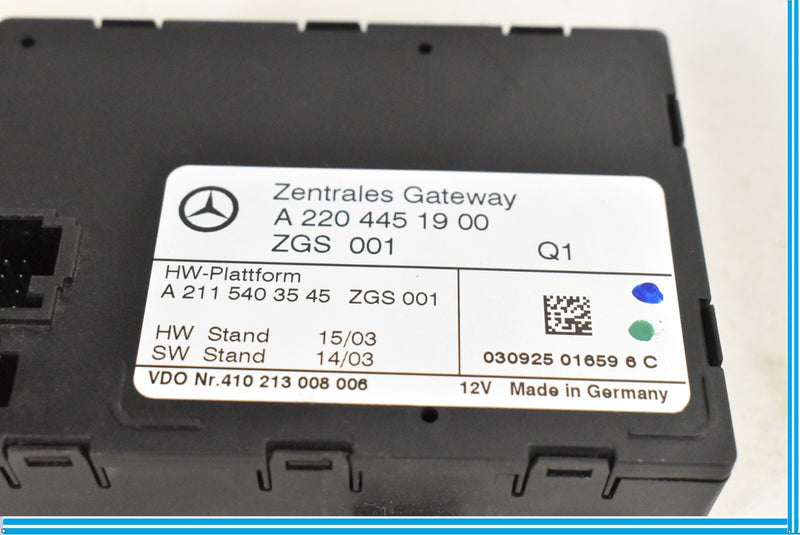 Load image into Gallery viewer, 00-06 Mercedes CL500 CL600 W215 Gateway Network Chassis Control Module Oem
