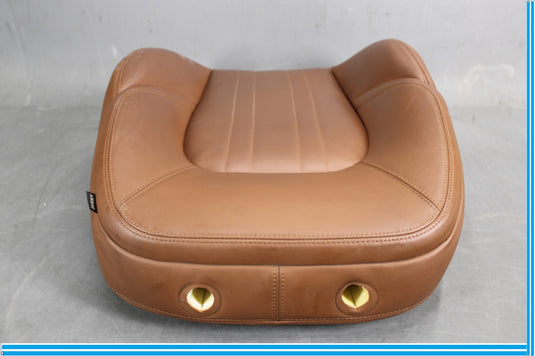 14-17 Maserati Ghibli Front Left Side Top Upper Seat Cushion Cover Brown Oem