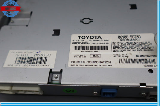 07-12 Lexus LS460 LS460L Satellite Receiver Radio Control Module 86180-50280 Oem