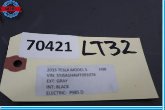 12-20 Tesla Model S Right Rocker Skirt Molding Scuff Plate Threshold Trim Oem